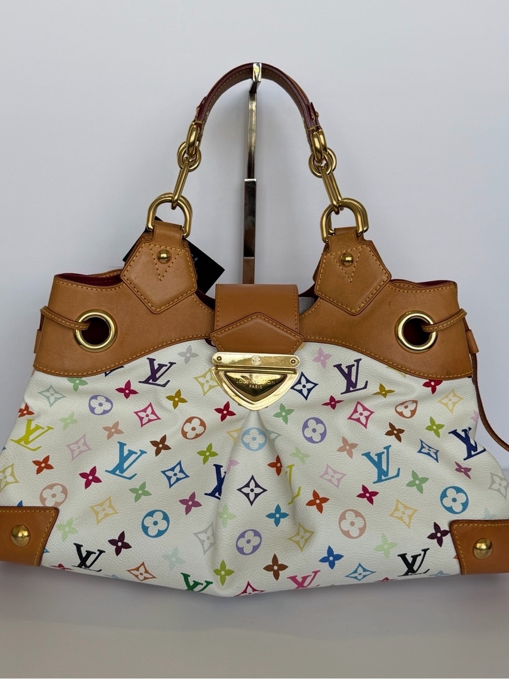 Louis Vuitton x Takashi Murakami Monogram Multicolore Ursula Blanc (w/ COA)